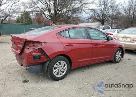 2017 Hyundai Elantra Se из США, поврежденный, VIN KMHD74LF3HU074209